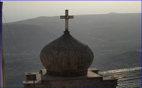 The Christian Mar Mattai monastry overlooking the Nineveh plain (Photo by Judit Neurink).