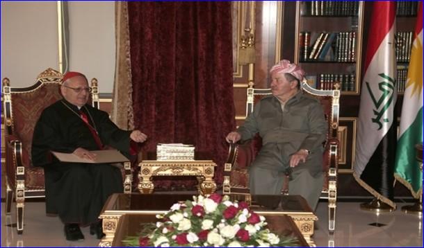 President Barzani Receives Patriarch Louis Sako