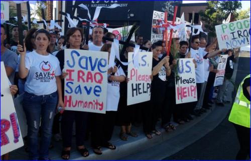 l Cajon, a hub for Iraqi refugees, was the site of recent demonstrations calling for the United States to grant asylum to thousands of Iraqi Christians facing threats by the militant group.