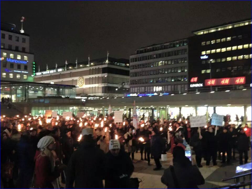 Assyrians March in Sweden for Genocide Recognition