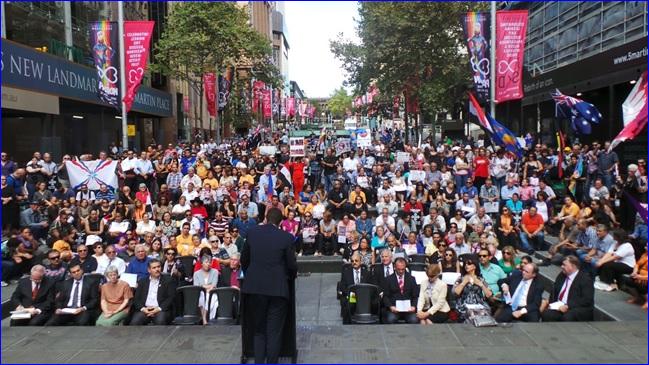 Australian Assyrians Join Coptic Protest Against ISIS