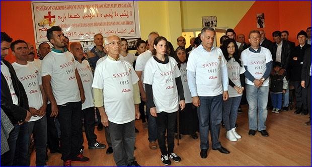 Assyrians hunger strike in the Mardin, Turkey, to commemorate the centennial anniversary of the Turkish genocide of Assyrians, Armenians and Greeks.