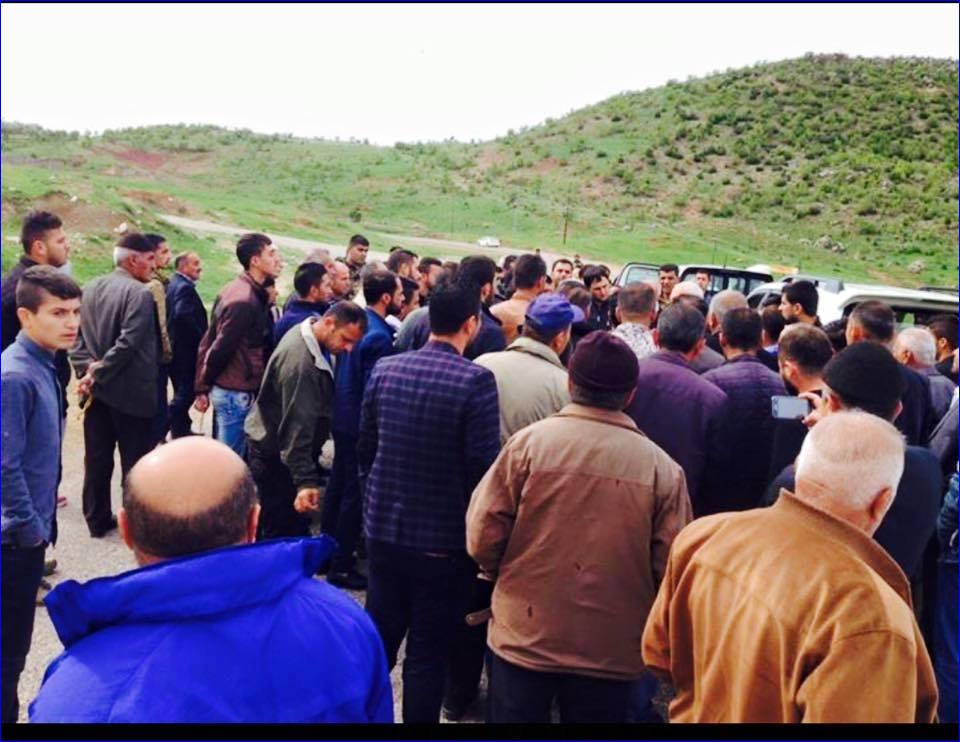 Assyrians prevented from leaving their villages in Nahla by Kurdish security forces.