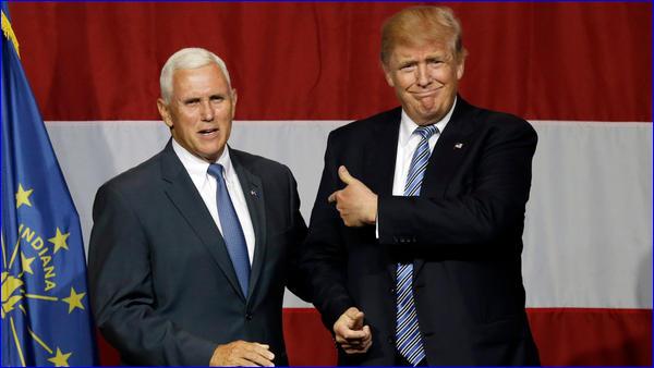 President-elect Donald Trump (R) and Vice President-elect Mike Pence.