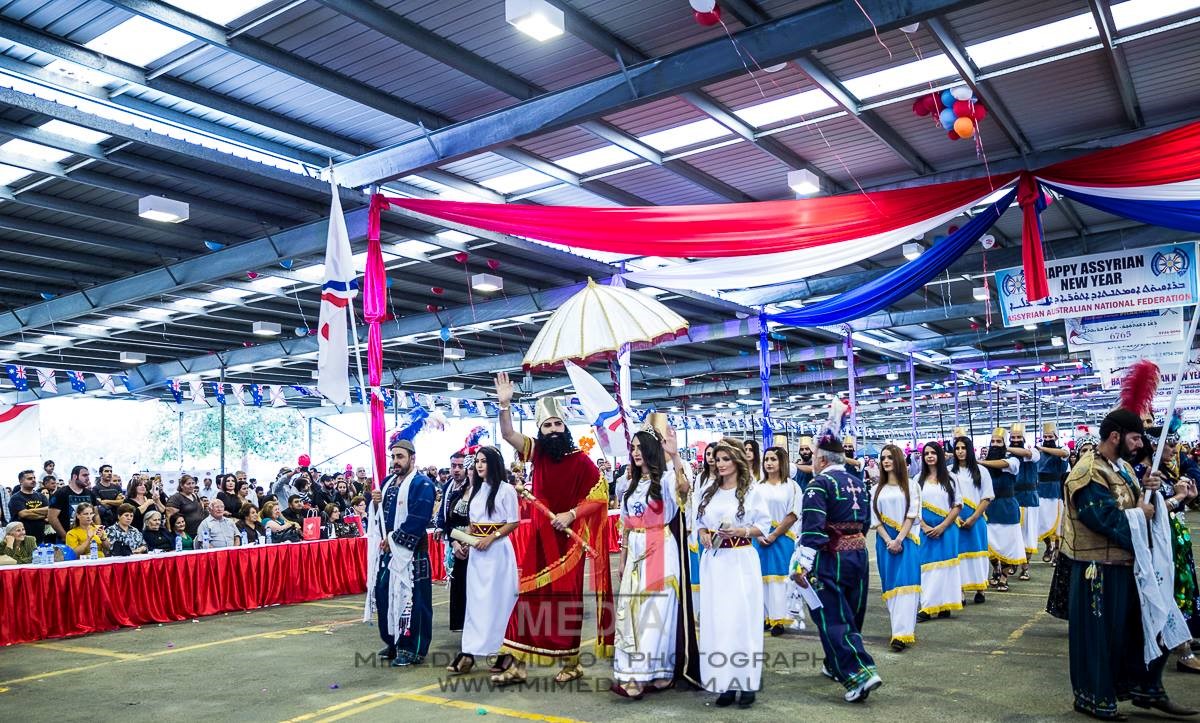 Assyrians celebrate year 6765 at the Assyrian new year celebration in Fairfield, Australia.