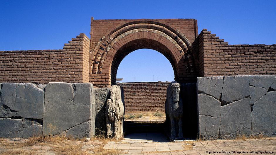 The ancient Assyrian city of Nimrud, which was destroyed by ISIS on March 5.
